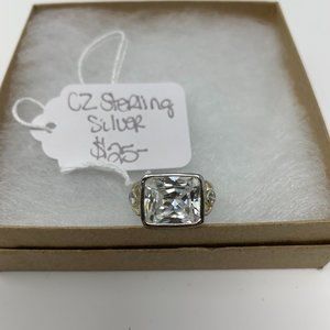 CZ Sterling Silver Ring